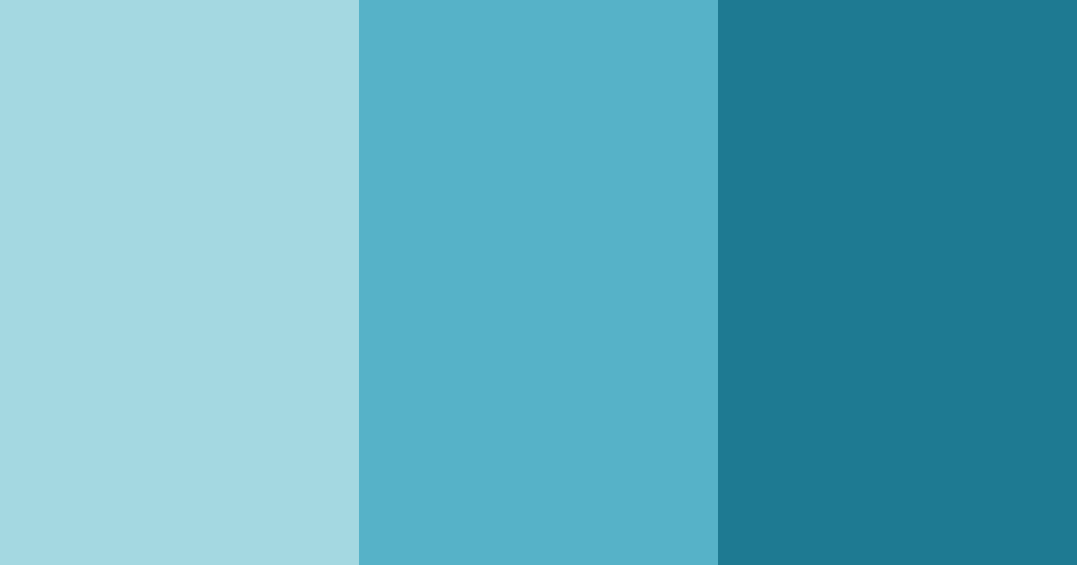 Download blue ocean color palette PNG image (landscape)