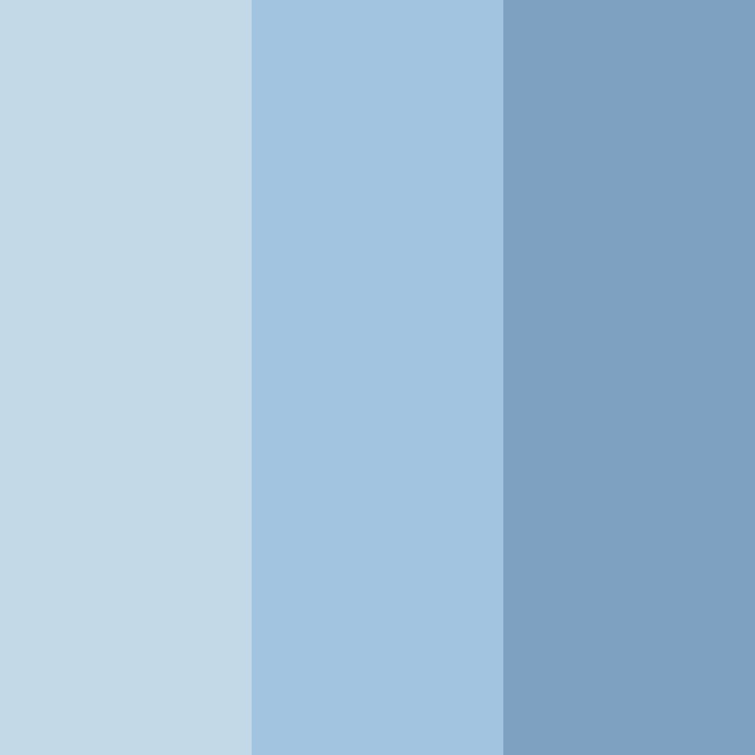 Download blue hydrangea color palette PNG image (square)