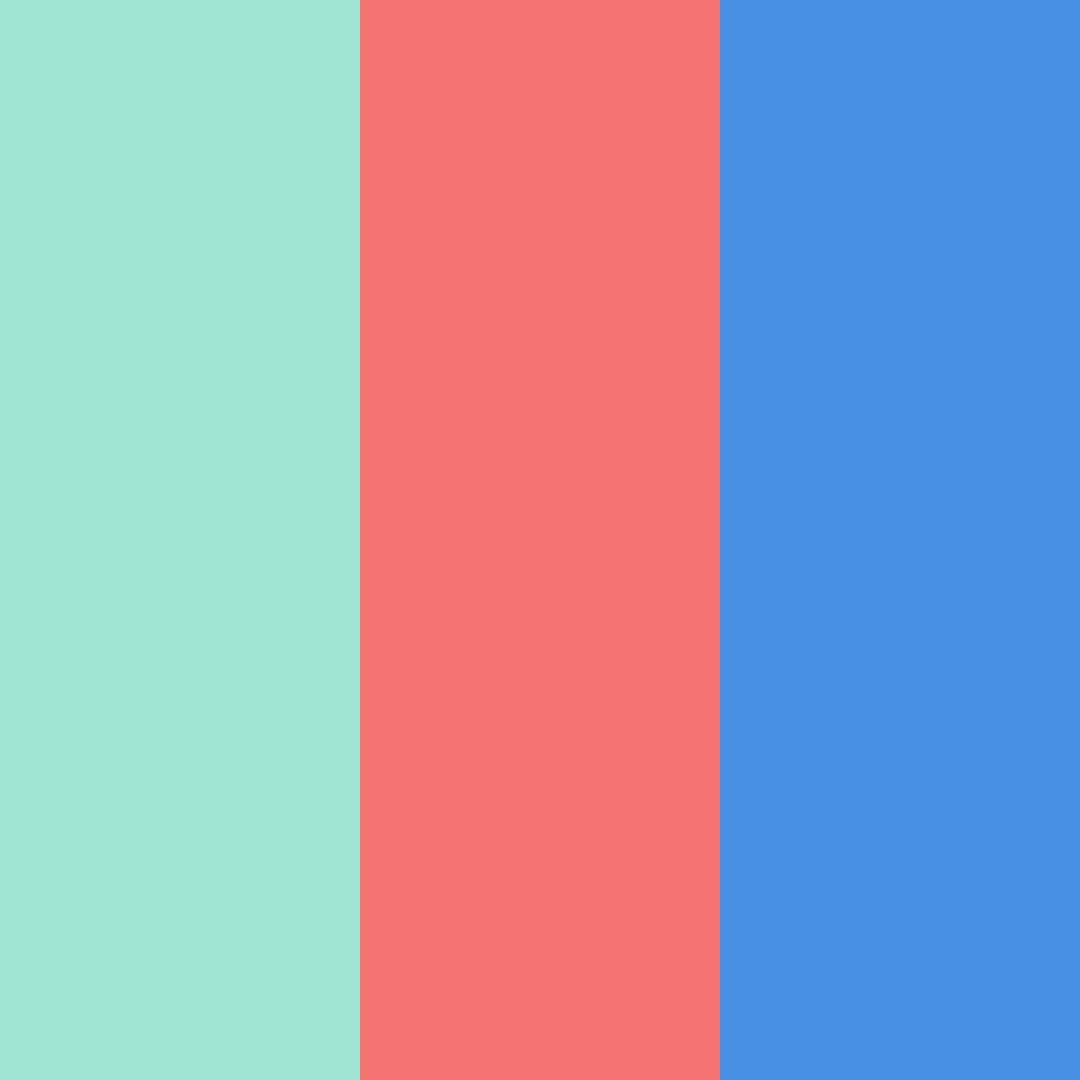 Download colorful red blue green color palette PNG image (square)
