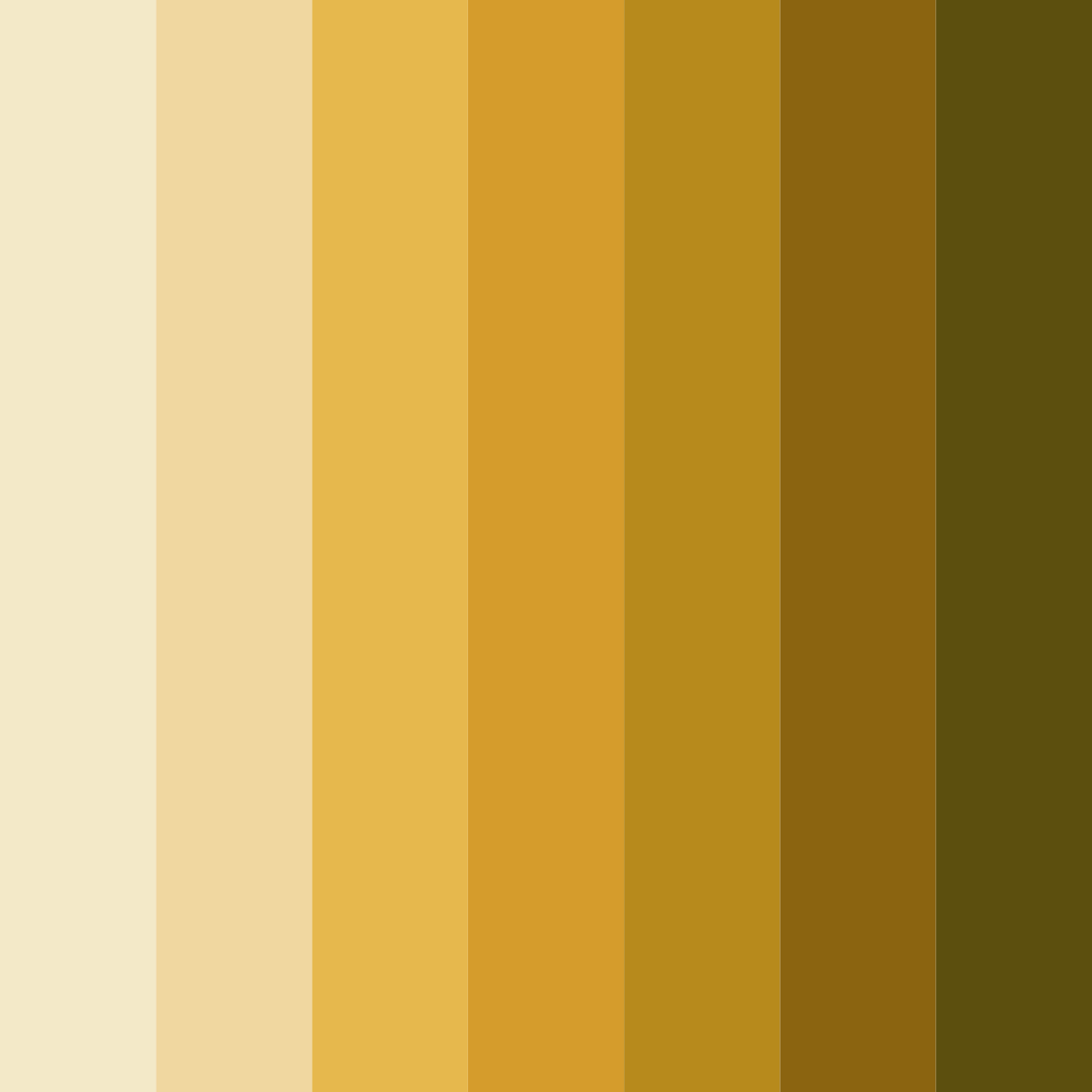 Download golden dusk harvest color palette PNG image (square)
