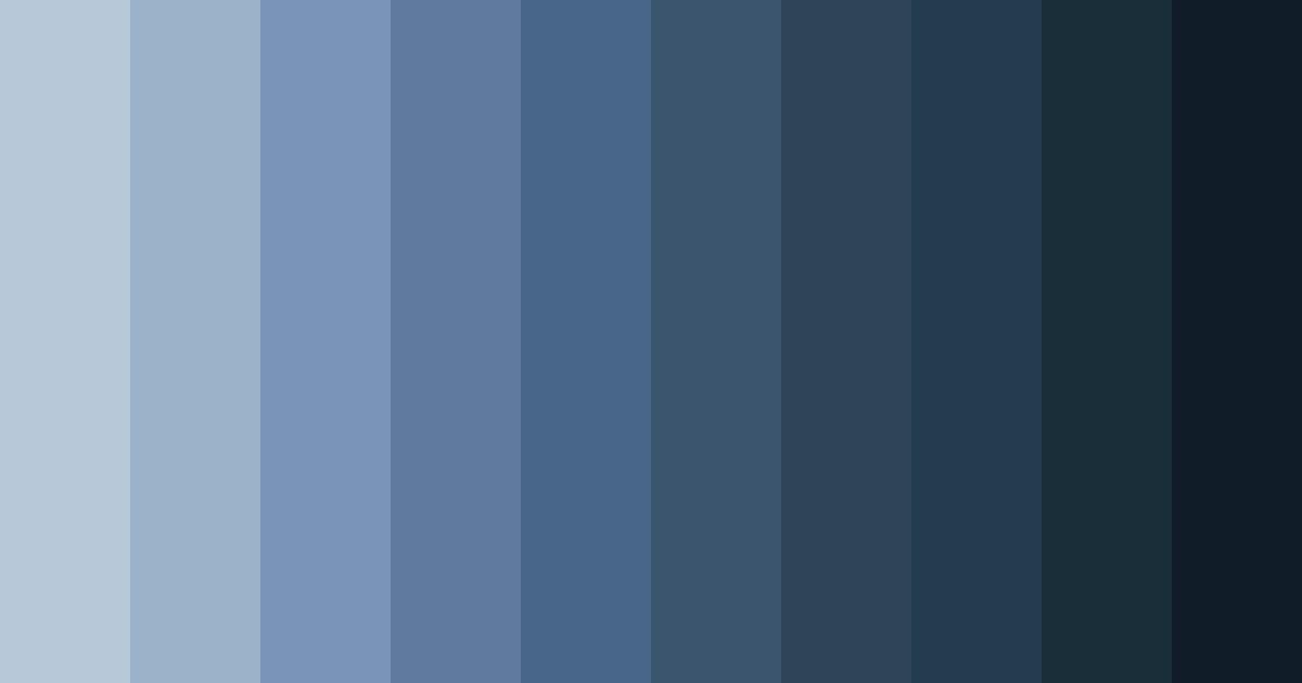 Download smoky blue color palette PNG image (landscape)