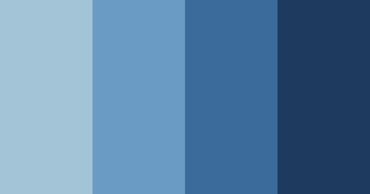 Download winter blue color palette PNG image (landscape)