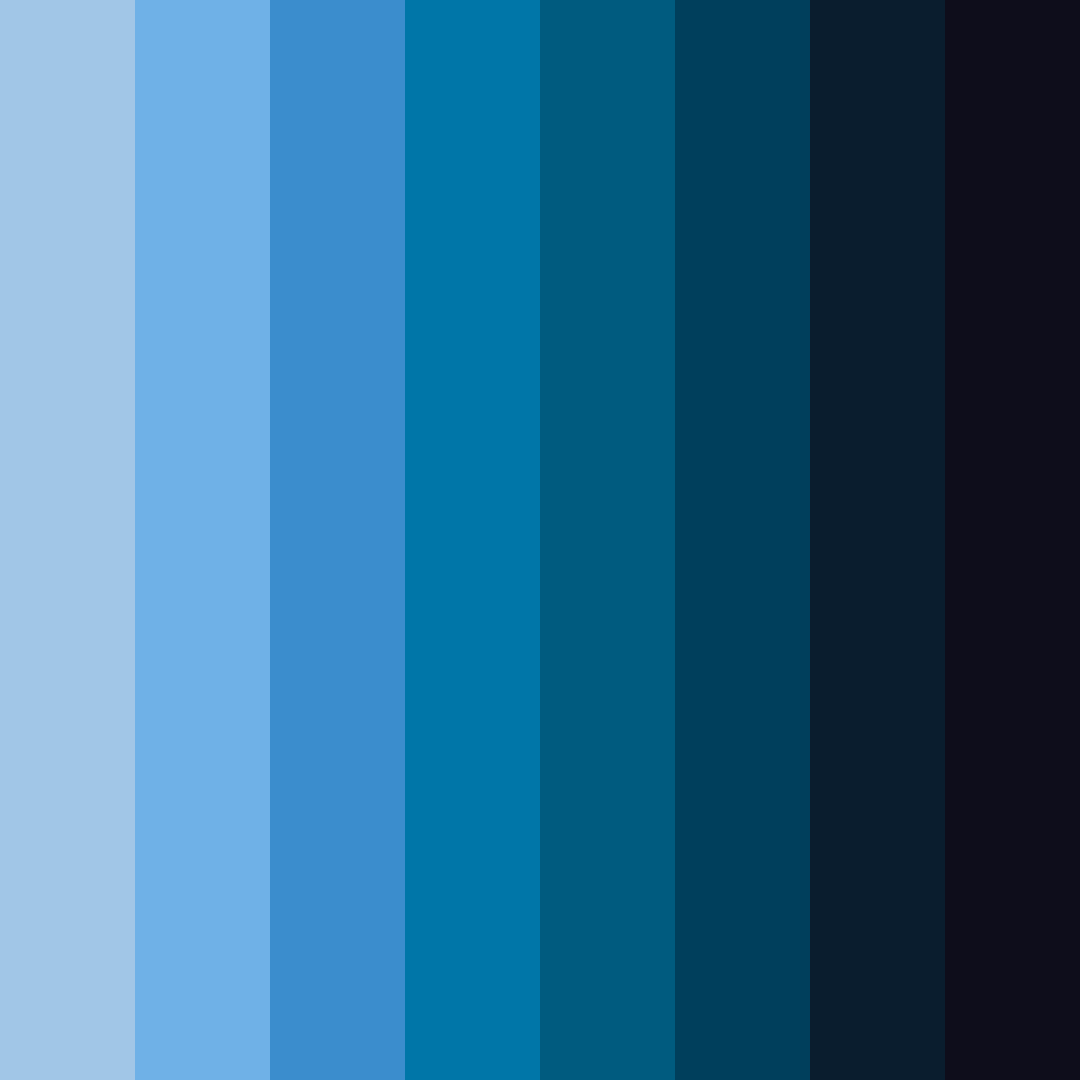 Download midnight metropolis color palette PNG image (square)