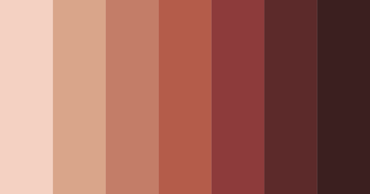 Download rustic leatherwood color palette PNG image (landscape)