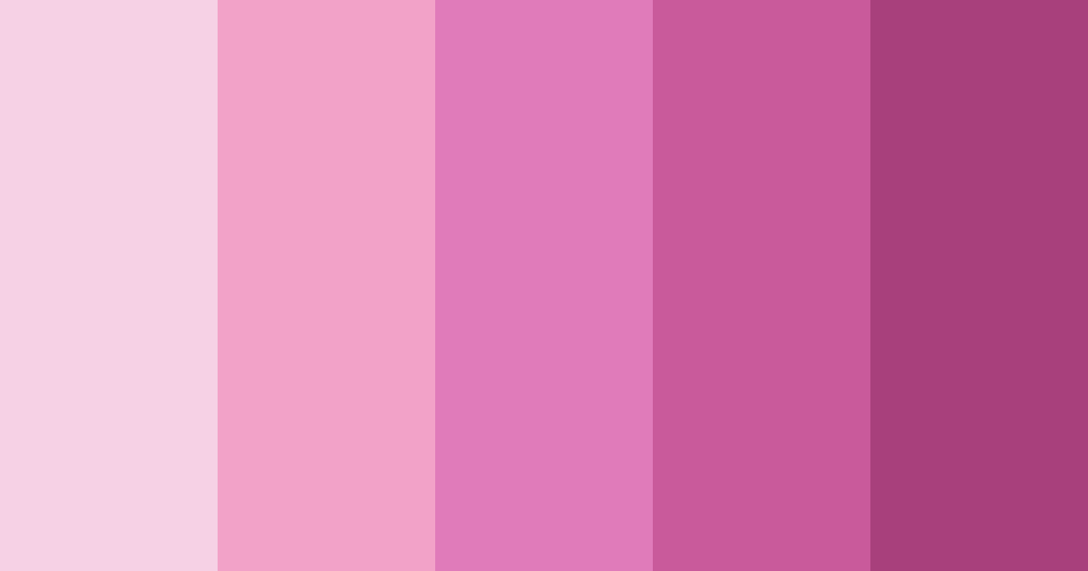 Download pink blossom color palette PNG image (landscape)