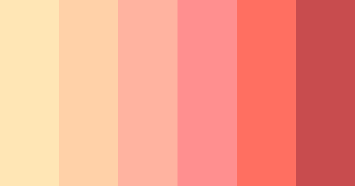 Download pink sunset color palette PNG image (landscape)