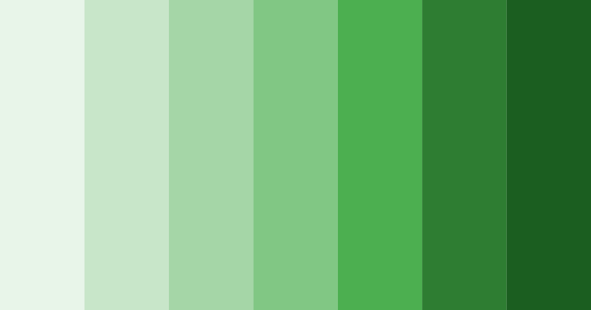 Download deep green elegance color palette PNG image (landscape)