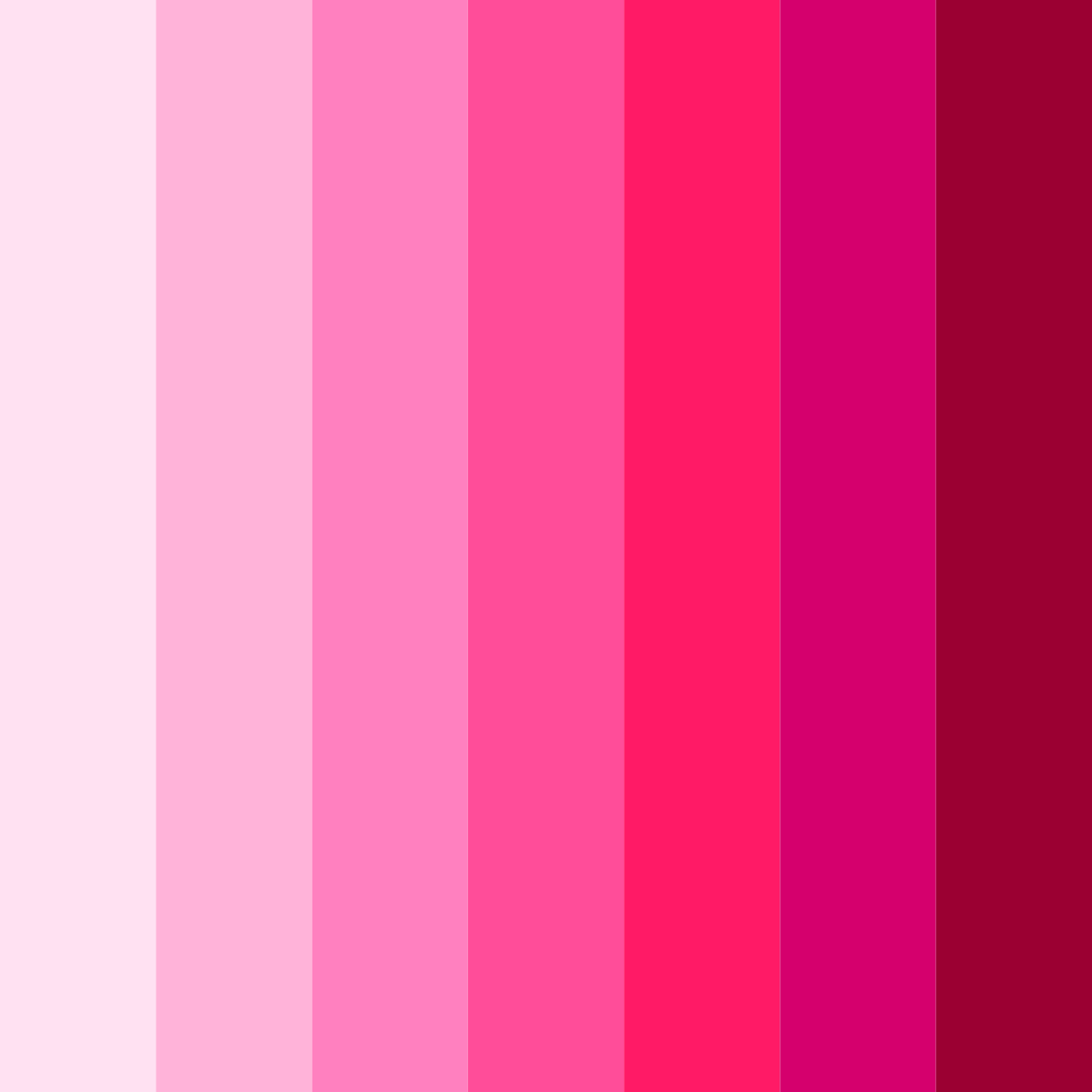 Download vibrant pink color palette PNG image (square)