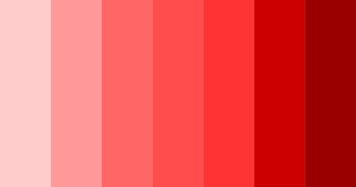 Download shades of red color palette PNG image (landscape)