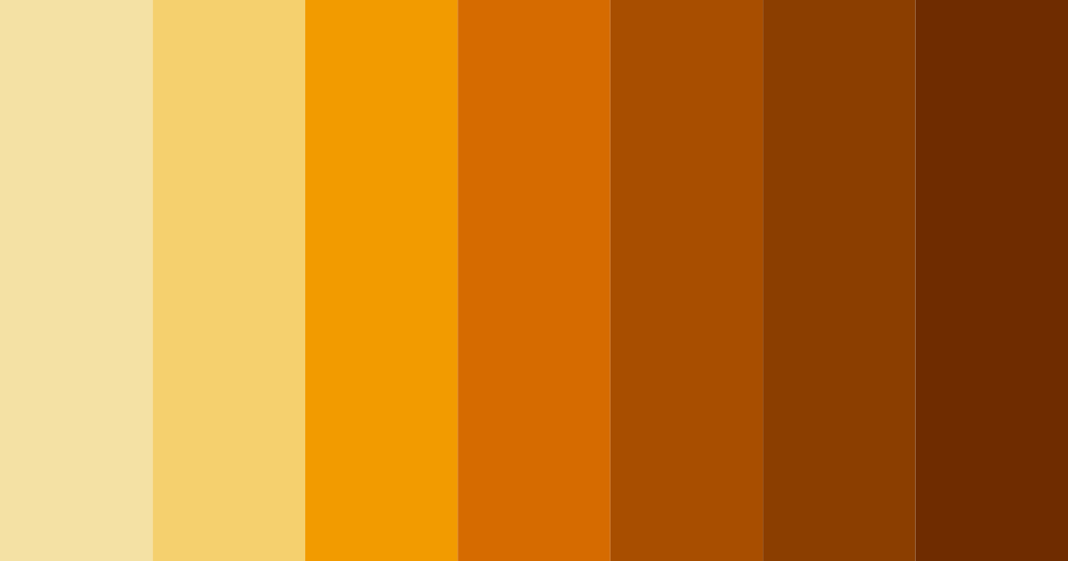 Download vibrant yellow color palette PNG image (landscape)