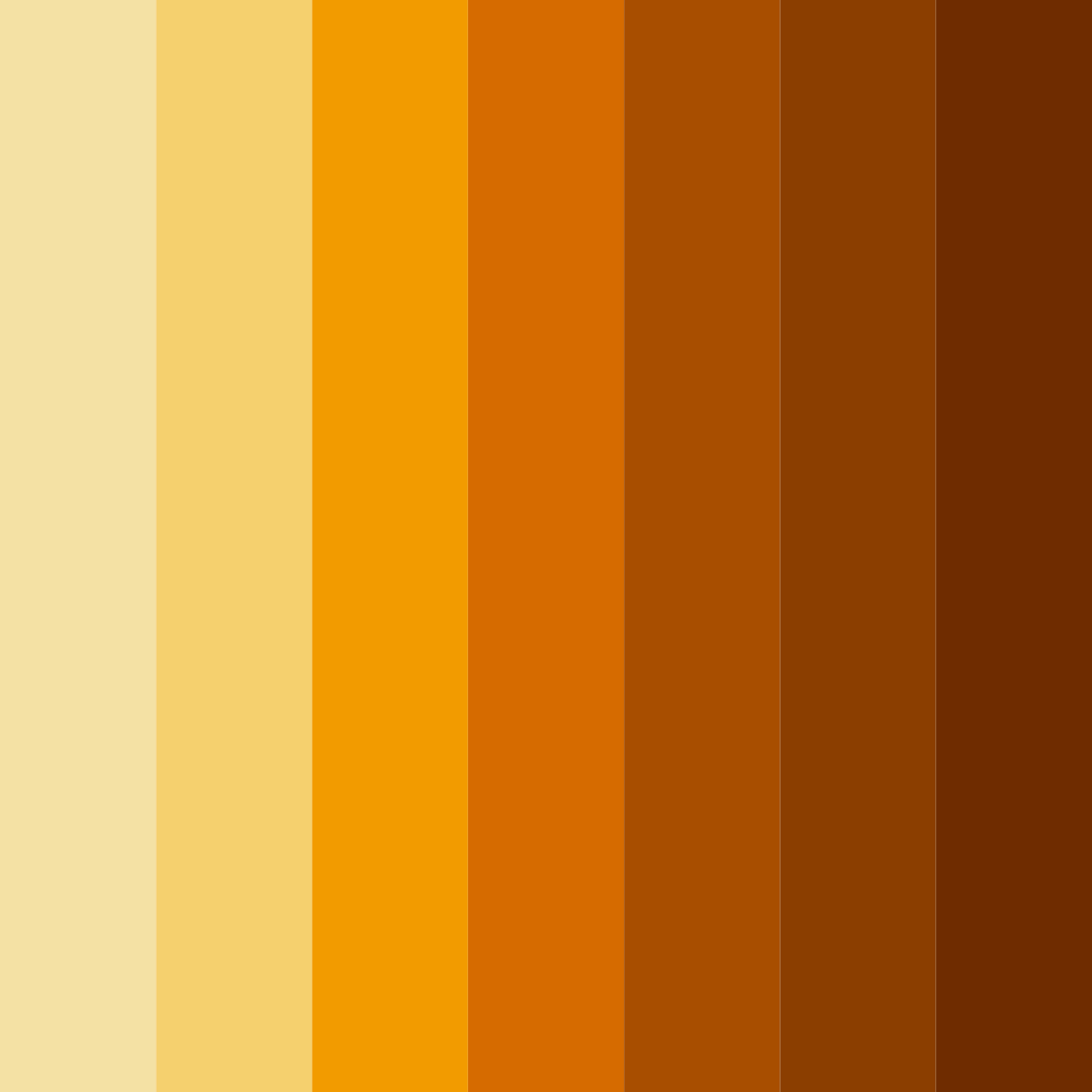 Download vibrant yellow color palette PNG image (square)