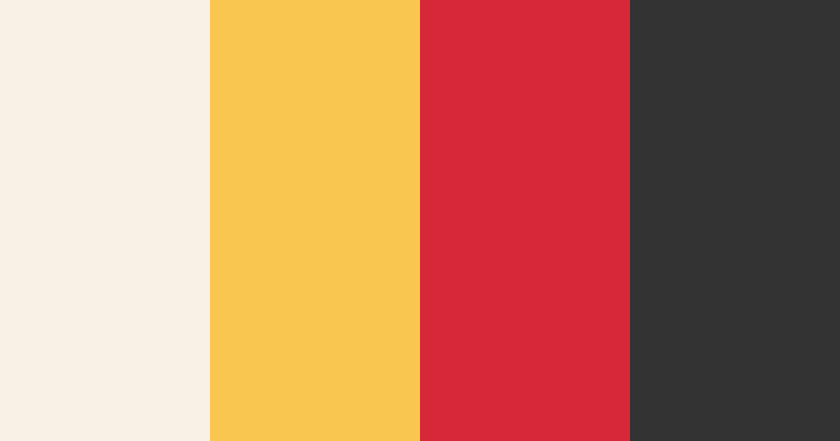 Download red and gold elegance color palette PNG image (landscape)