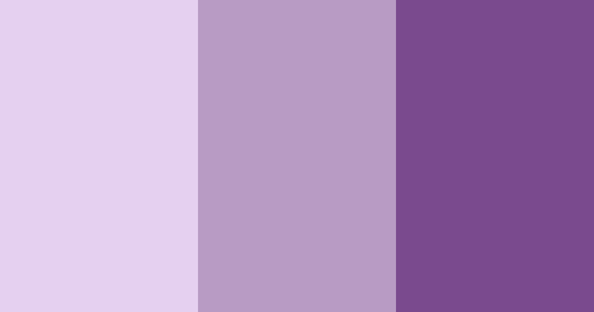 Download shades of lavender color palette PNG image (landscape)