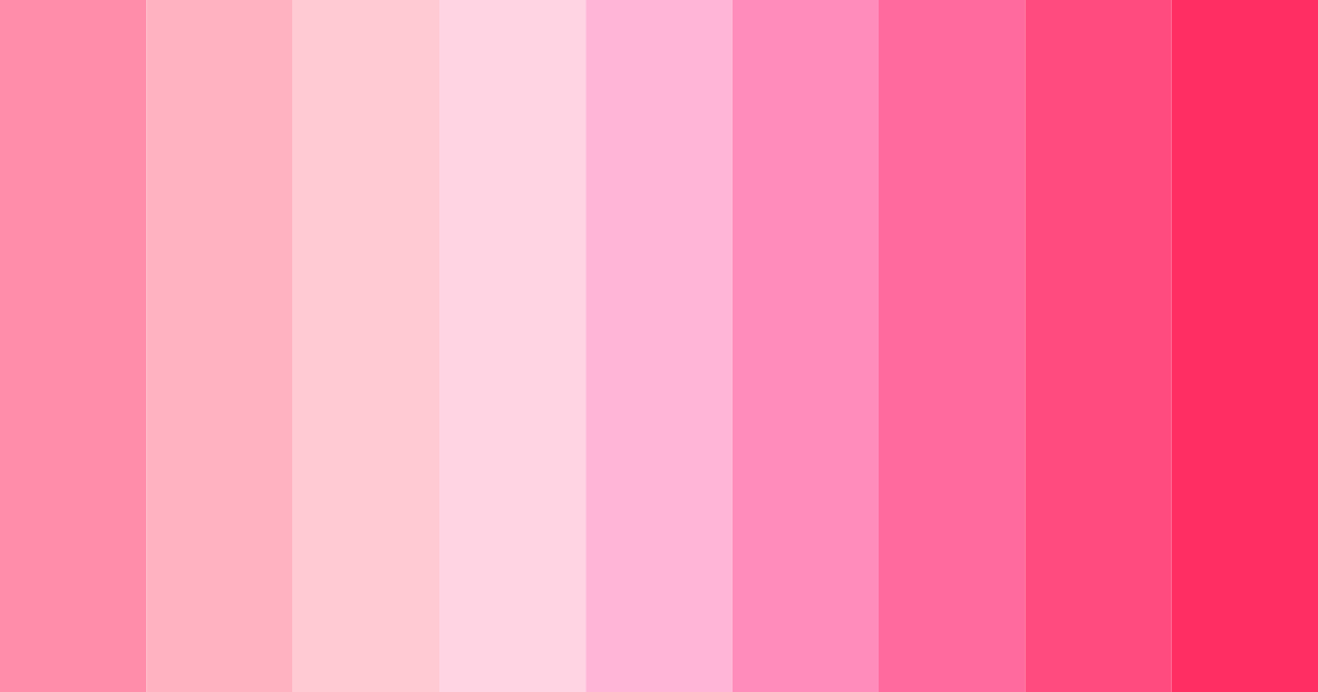 Download blushing rose garden color palette PNG image (landscape)