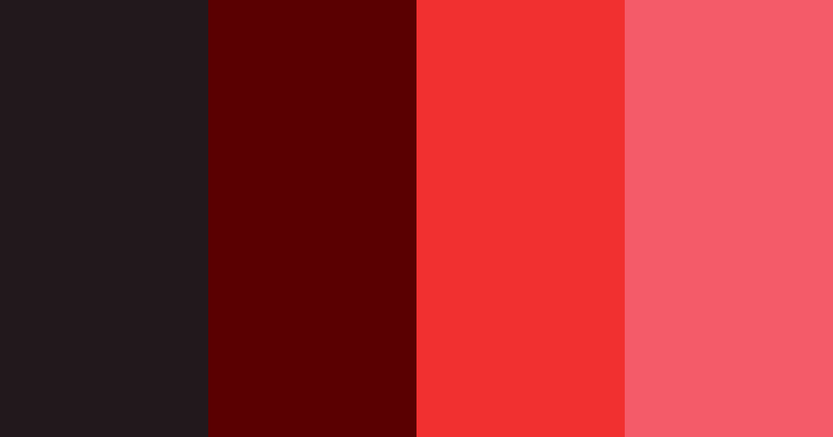 Download crimson sunset color palette PNG image (landscape)