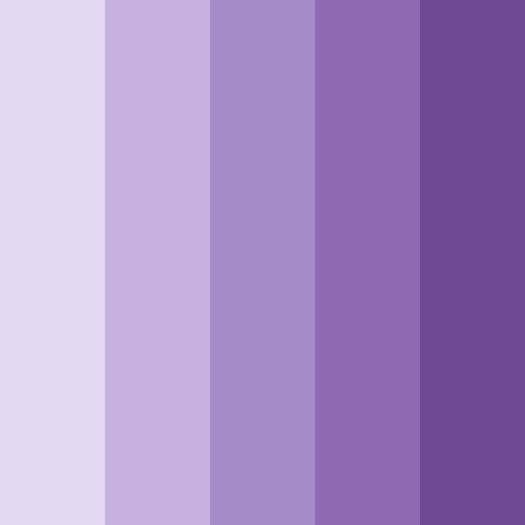 Download shades of purple color palette PNG image (square)