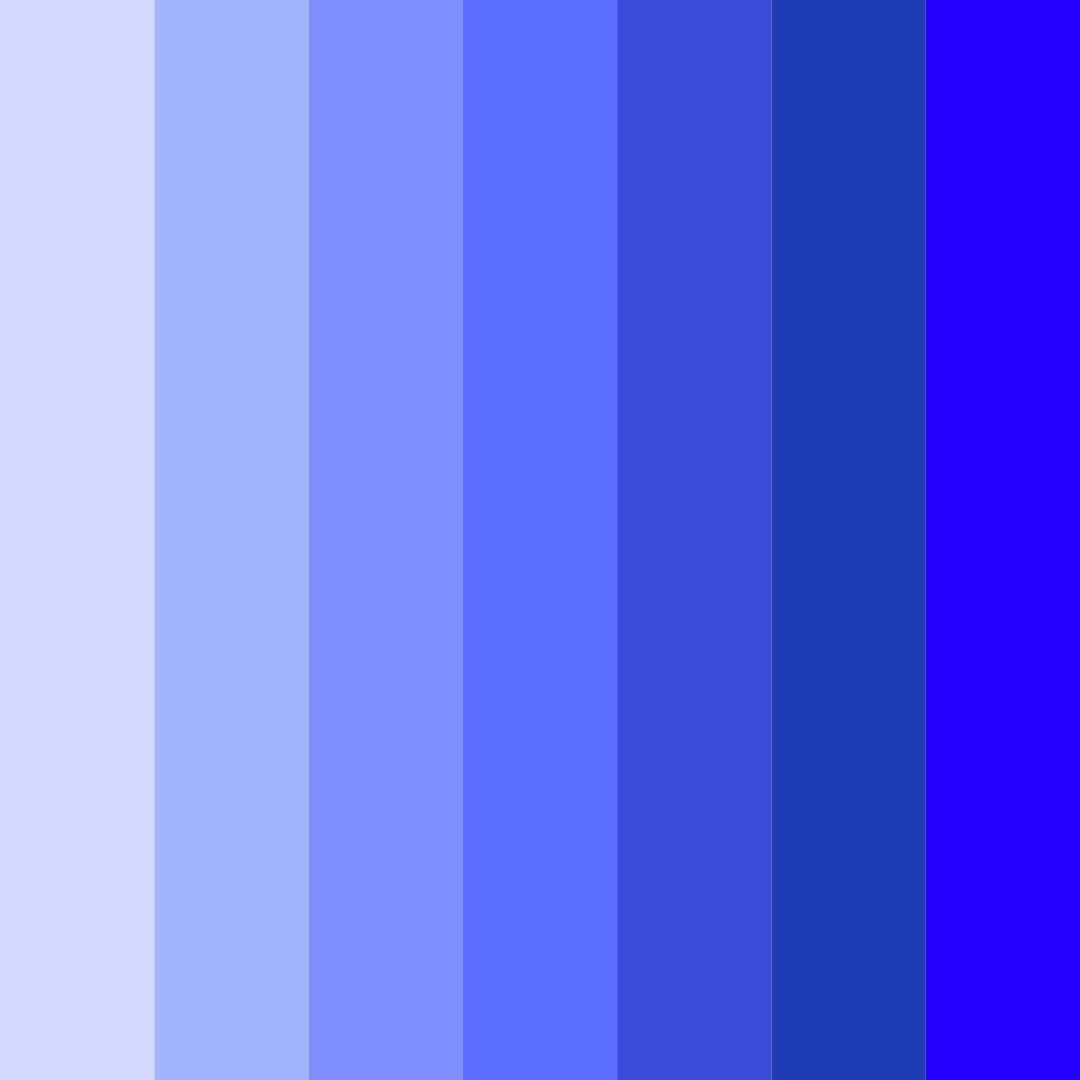 Download electric indigo dream color palette PNG image (square)