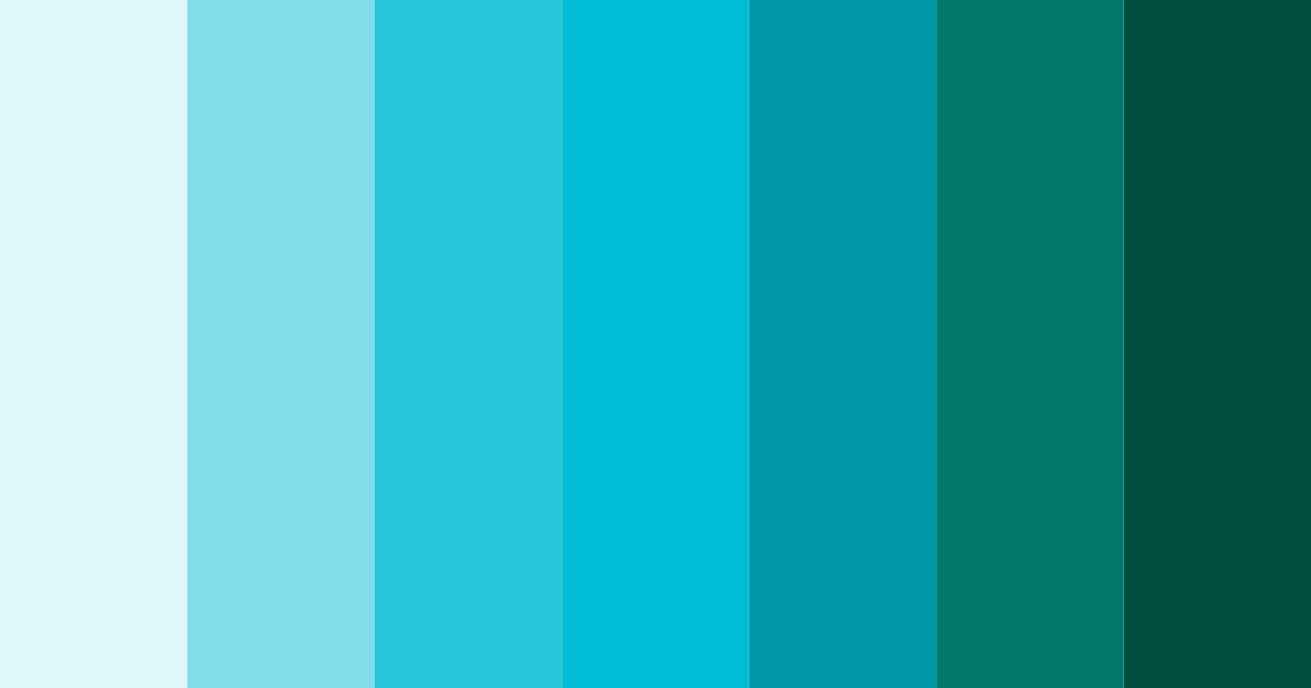 Download aqua dreams color palette PNG image (landscape)