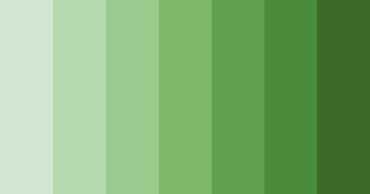 Download verdant harmony color palette PNG image (landscape)