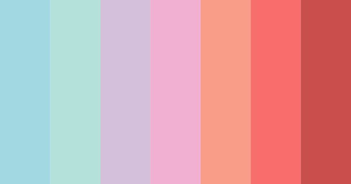 Download serene blossom color palette PNG image (landscape)