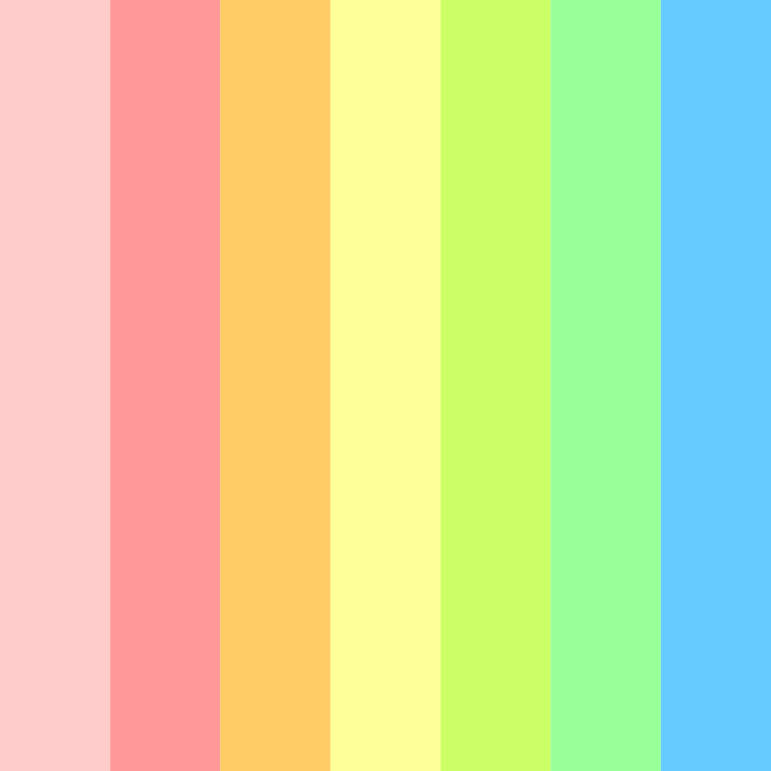 Download pastel prism color palette PNG image (square)
