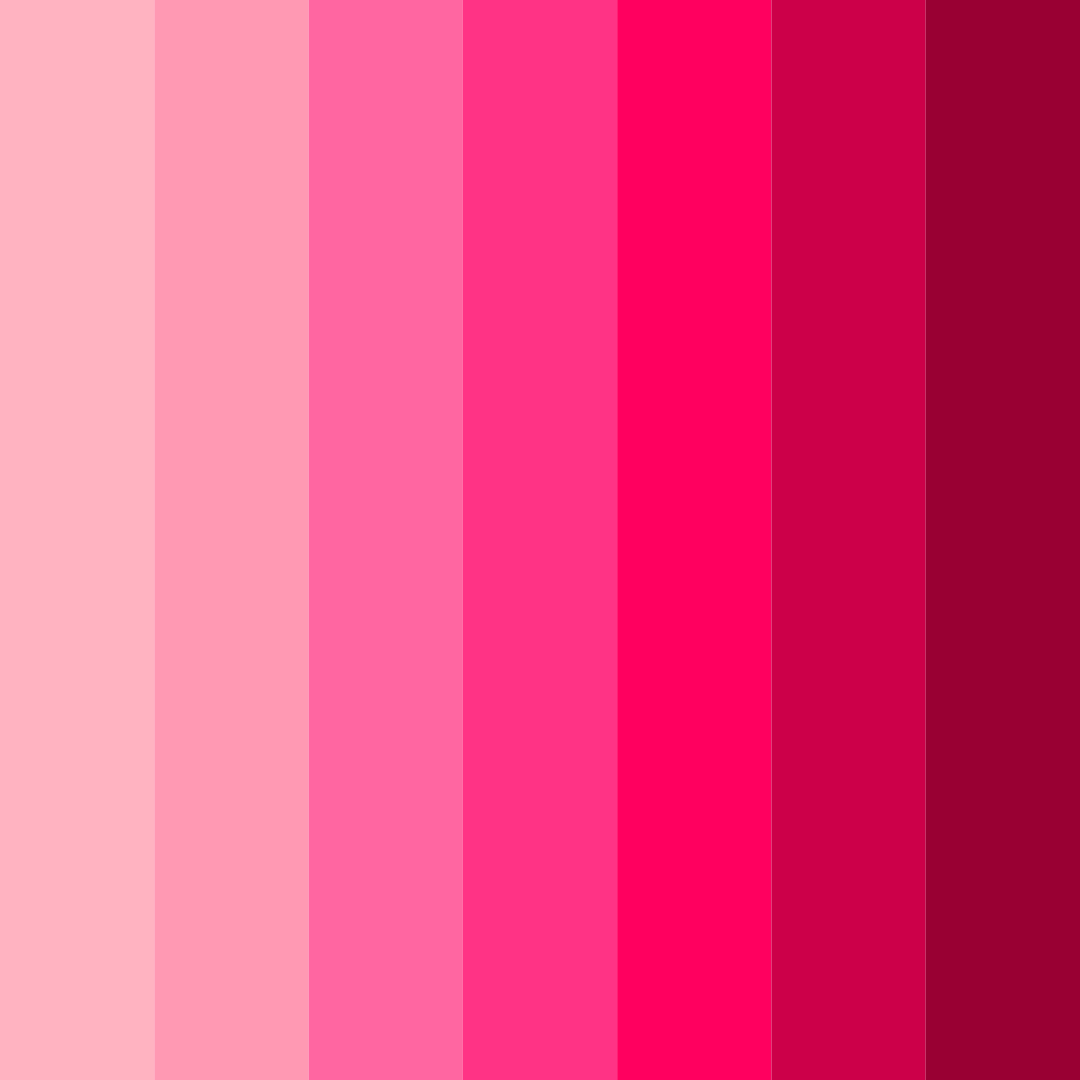 Download pink candy color palette PNG image (square)