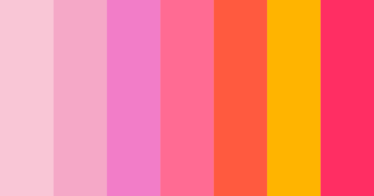 Download pink candy color palette PNG image (landscape)