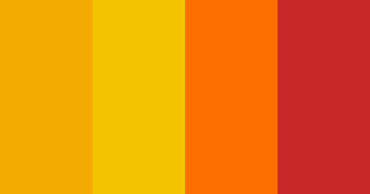 Radiant Ember Burst Color Palette - ColorDrop