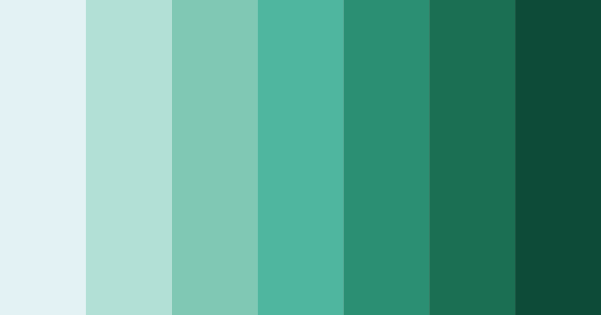 Download teal season color palette PNG image (landscape)
