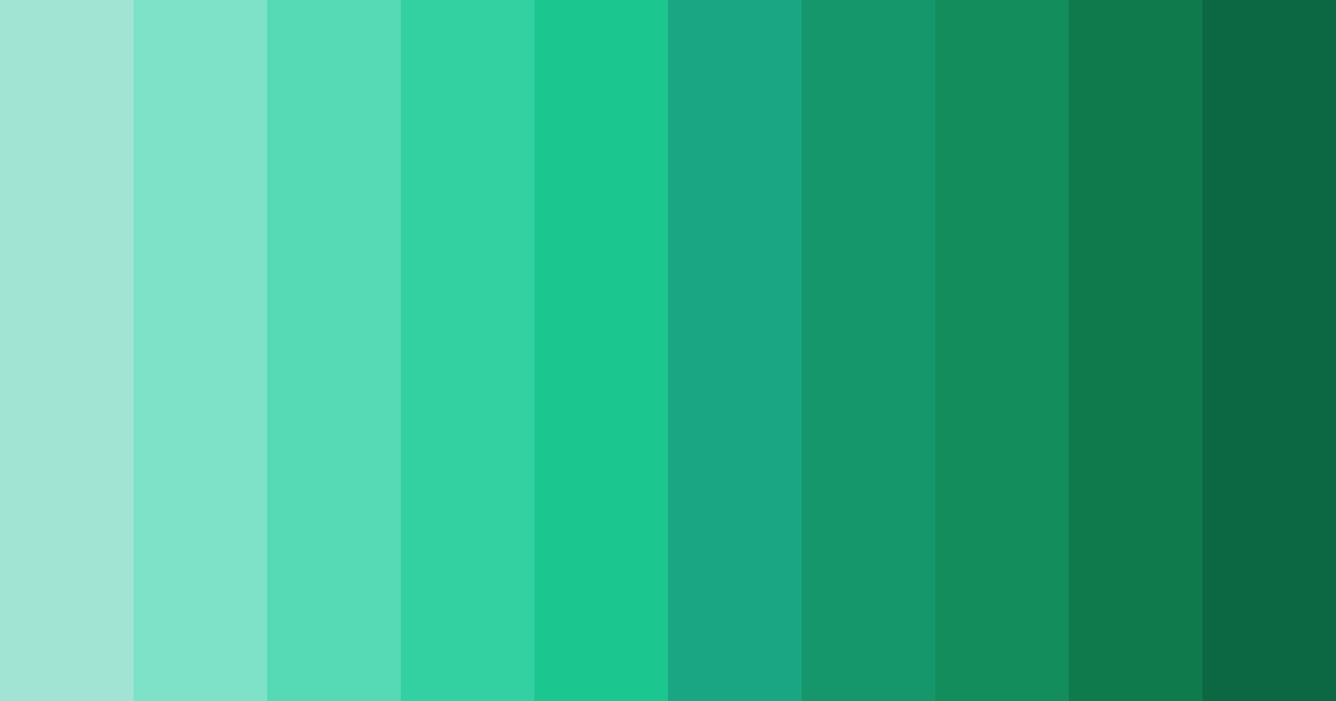 Download tropical serenity color palette PNG image (landscape)