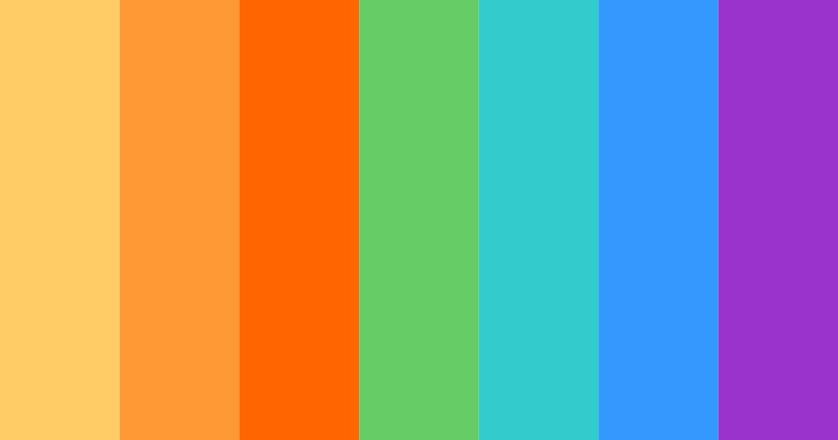 Download vibrant sunset color palette PNG image (landscape)