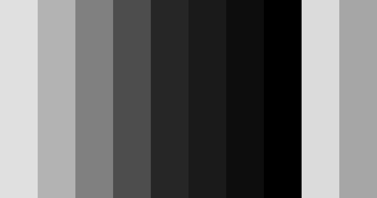 Download shades of obsidian color palette PNG image (landscape)