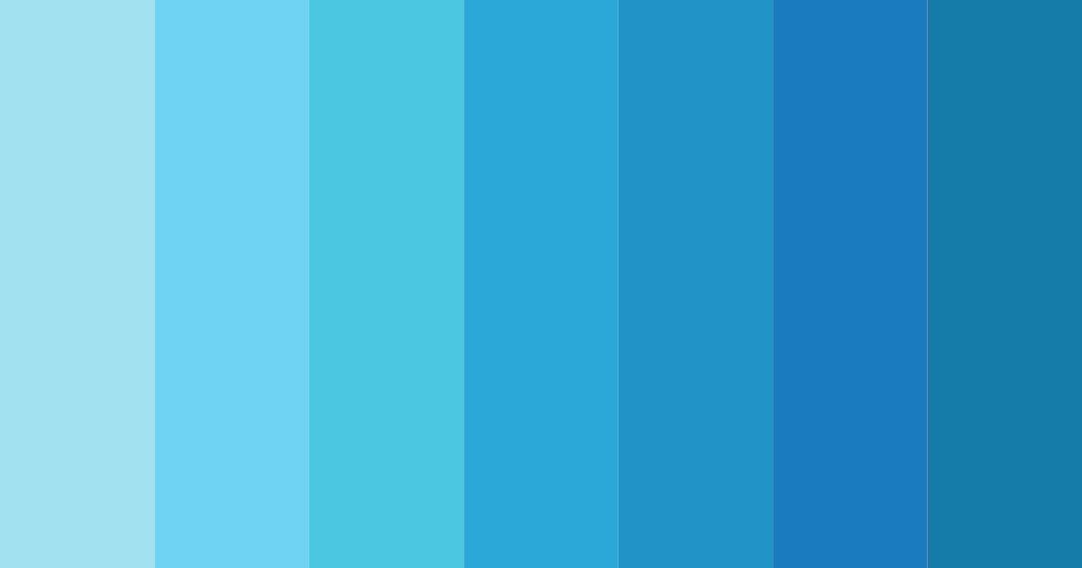 Download tropical breeze color palette PNG image (landscape)