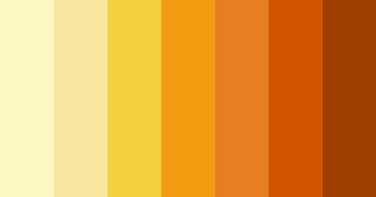 Download sunbeam serenade color palette PNG image (landscape)