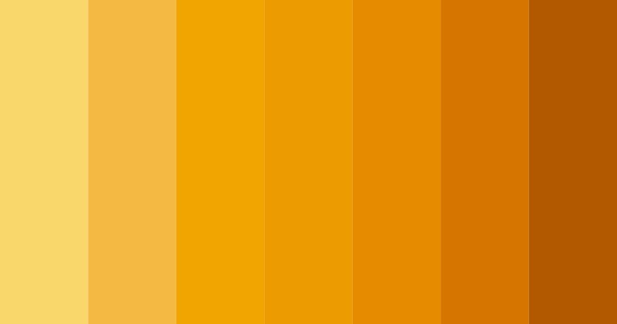 Download golden rays color palette PNG image (landscape)