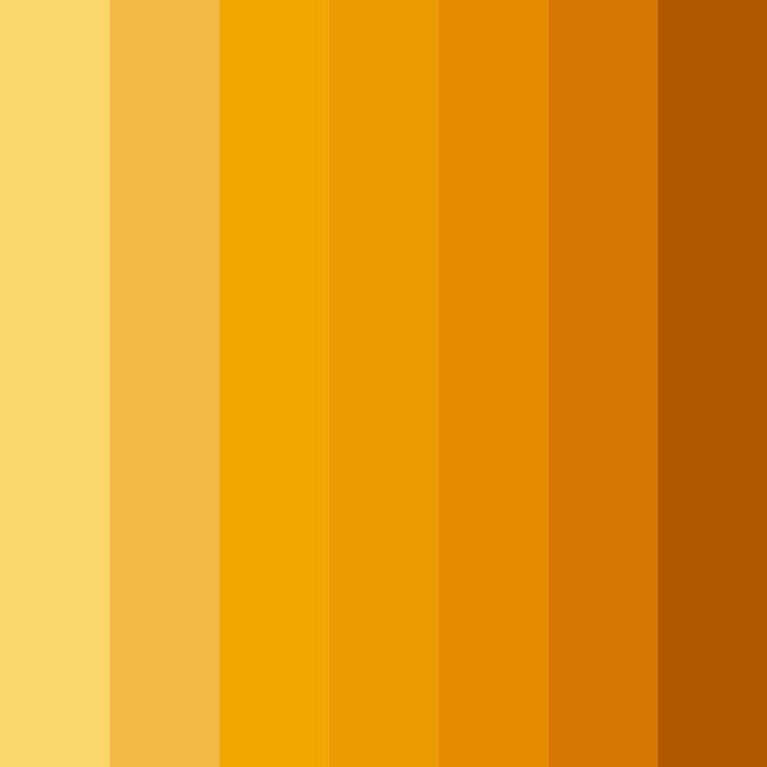 Download golden rays color palette PNG image (square)
