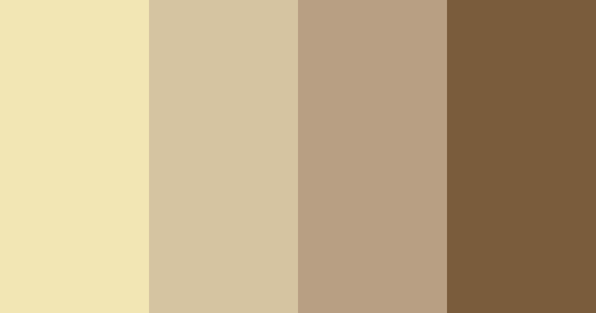 Download warm earthy elegance color palette PNG image (landscape)