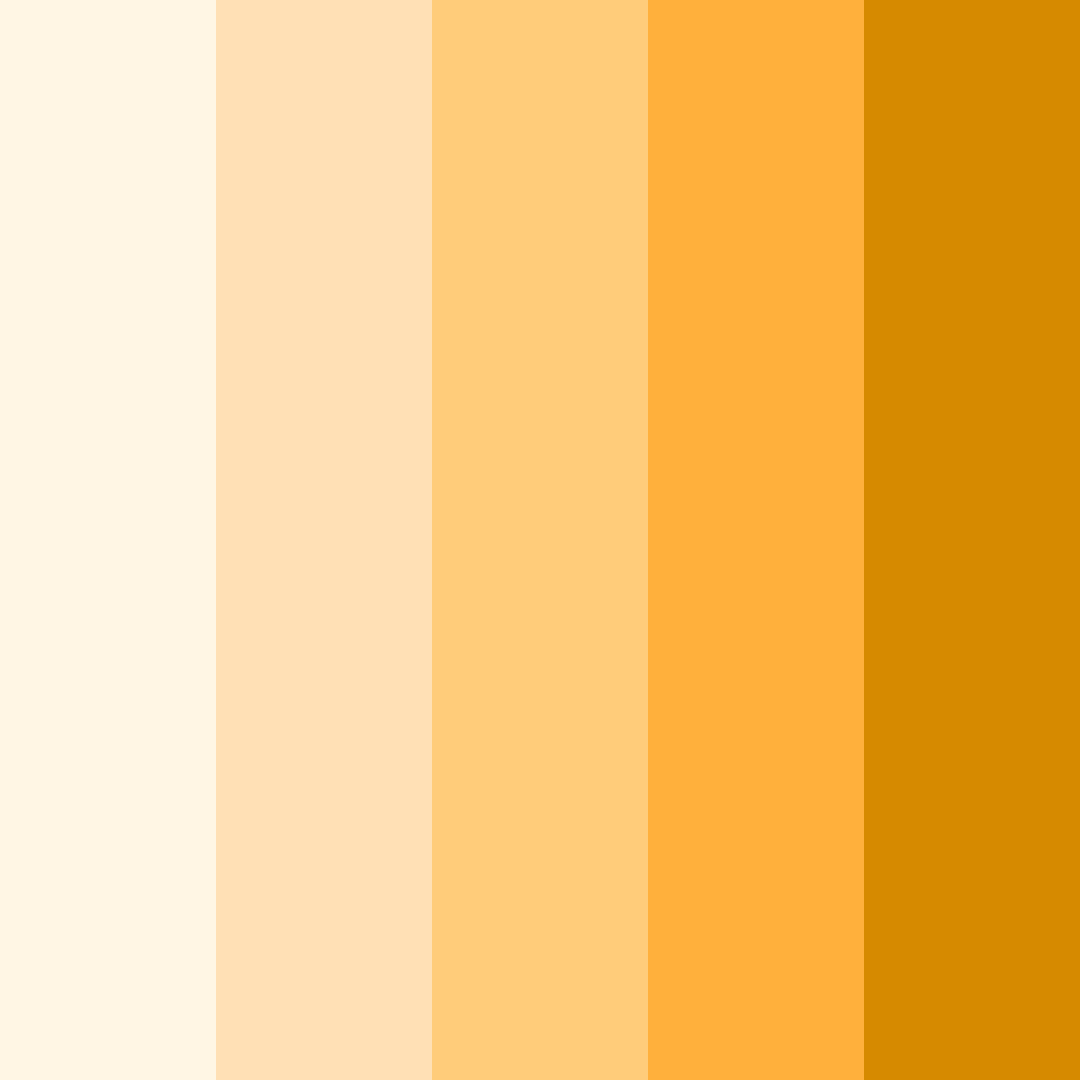 Download light orange color palette PNG image (square)
