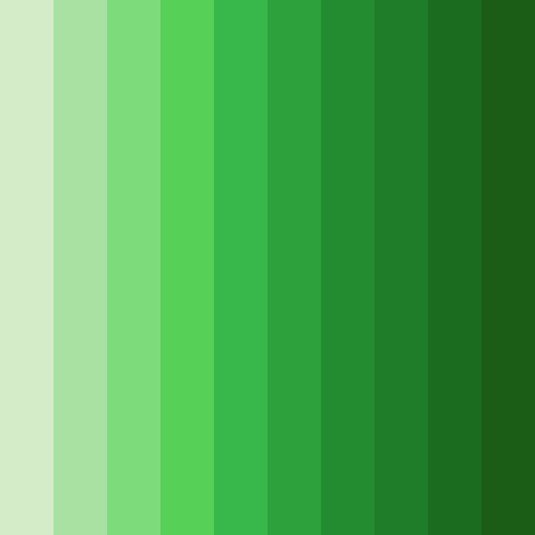 Download emerald embrace color palette PNG image (square)