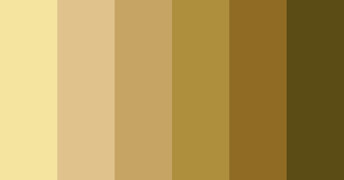 Download golden dunes color palette PNG image (landscape)