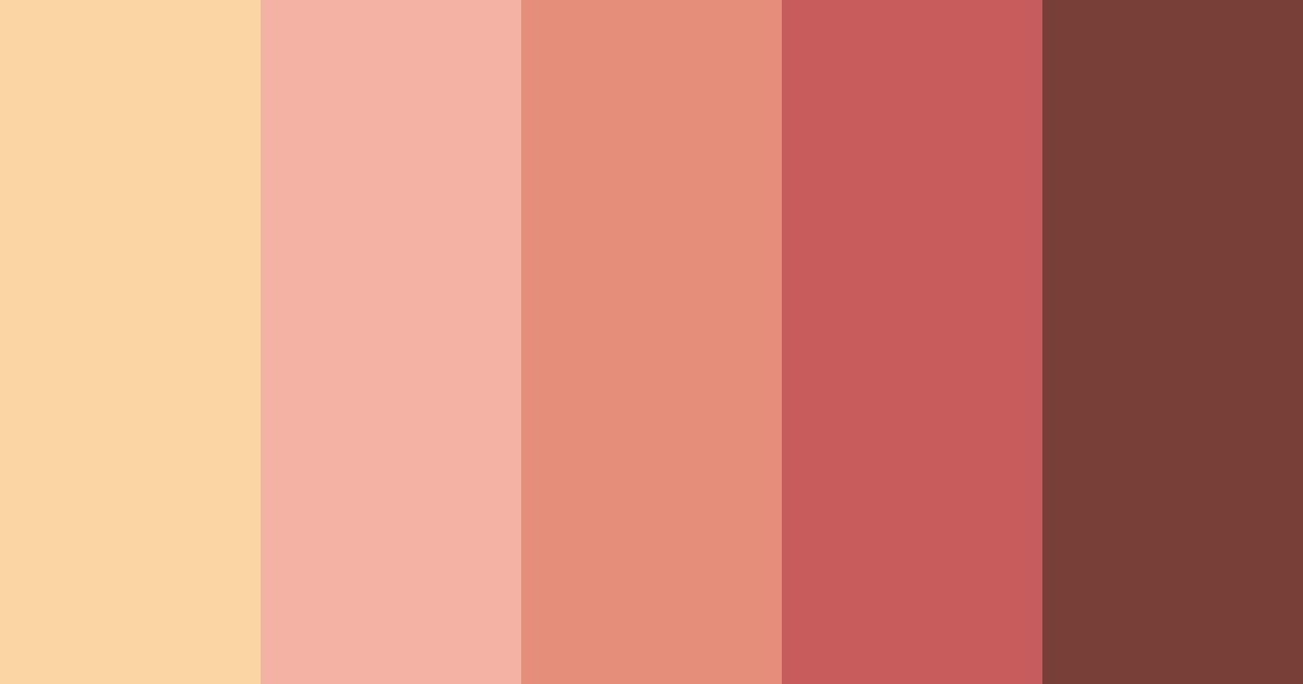 Download red japanese color palette PNG image (landscape)