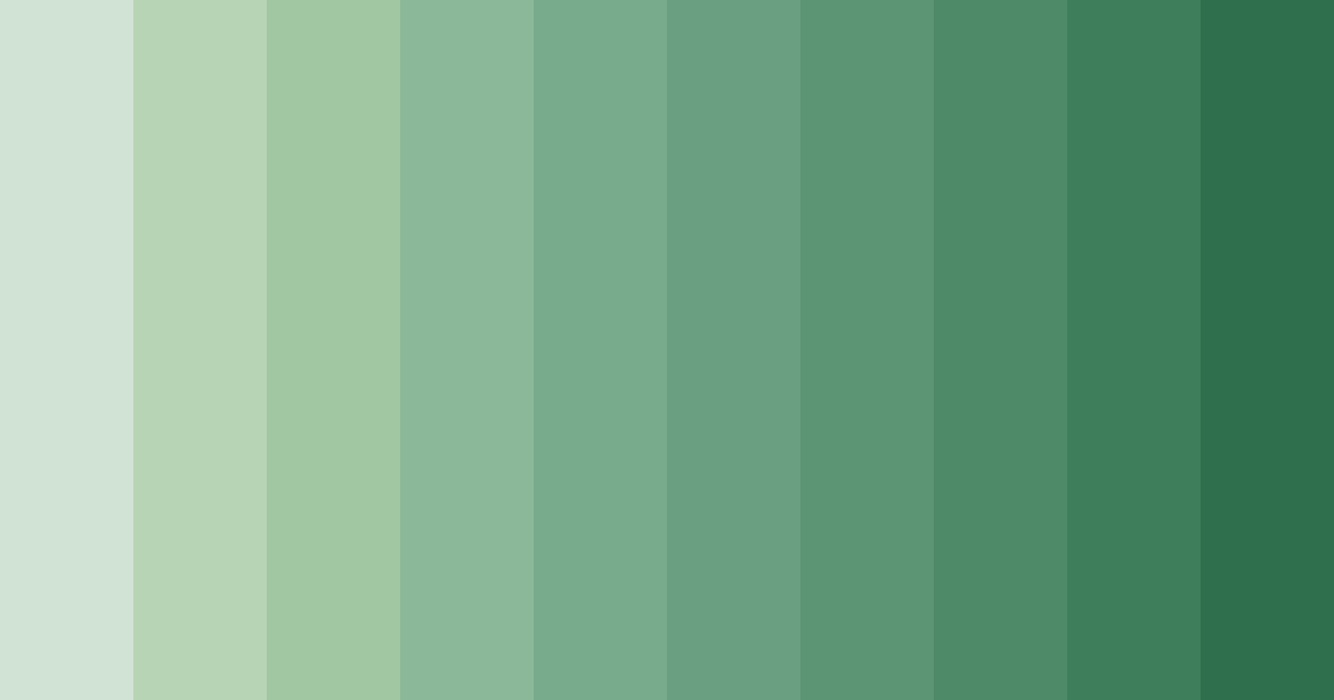 Download whispering greenery color palette PNG image (landscape)