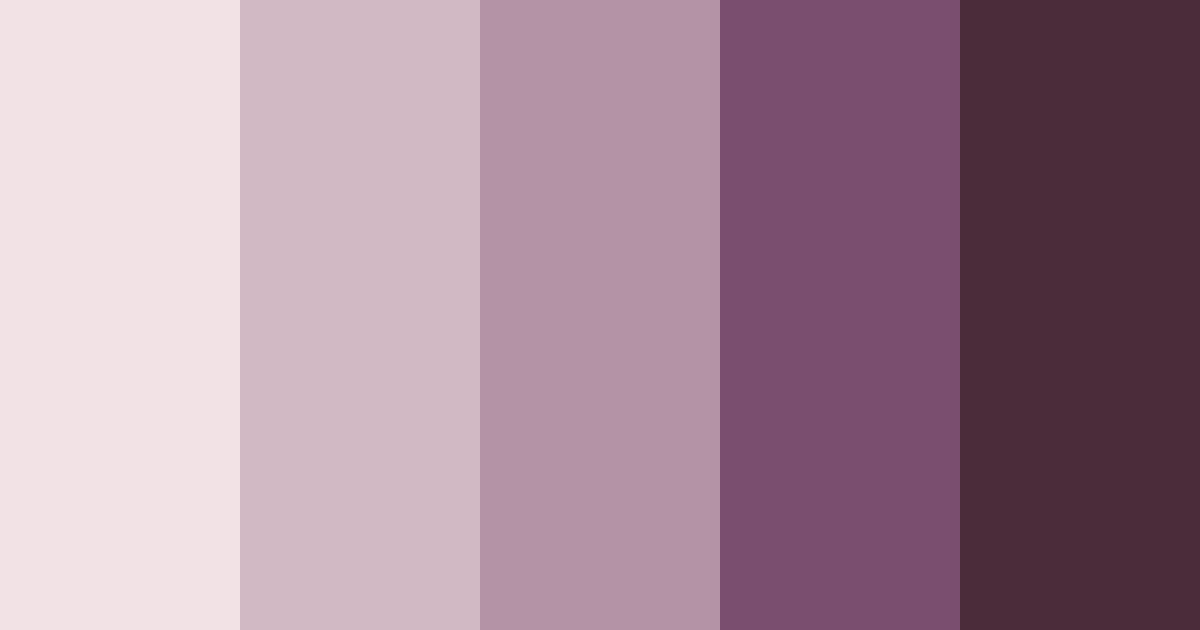 Download dusky rosewood dreams color palette PNG image (landscape)