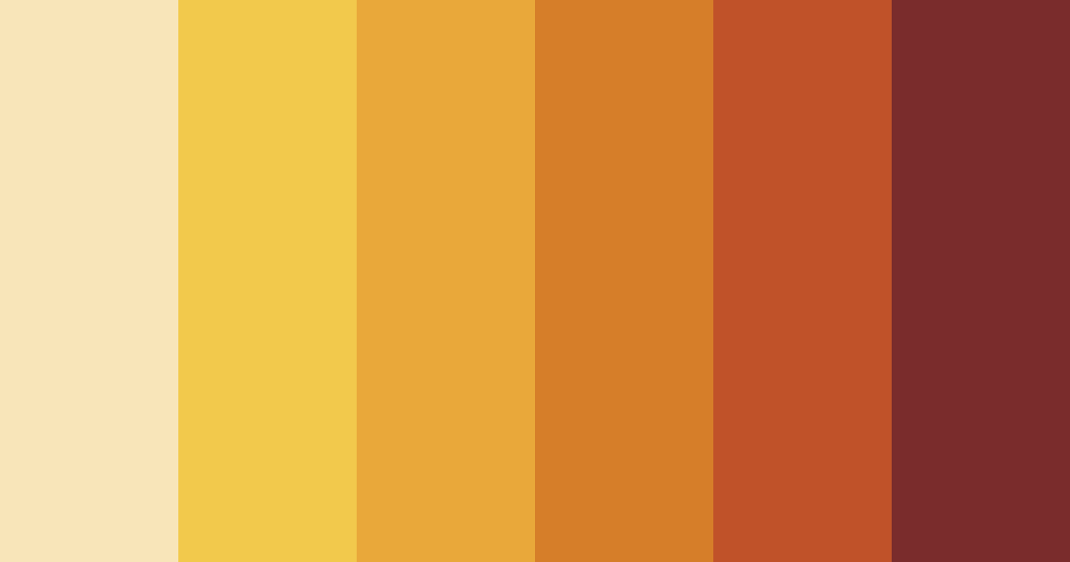 Download autumn harvest glow color palette PNG image (landscape)