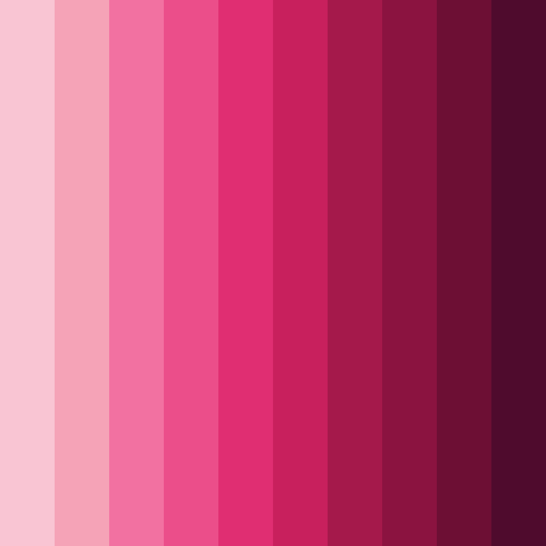 Download blush blossoms color palette PNG image (square)
