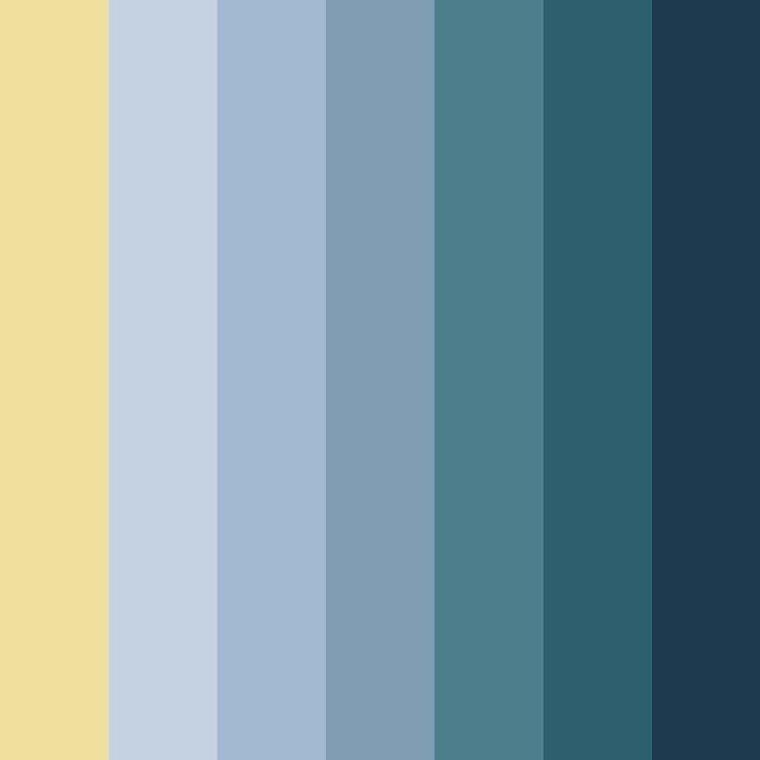 Shades of Blue Color Palette - ColorDrop