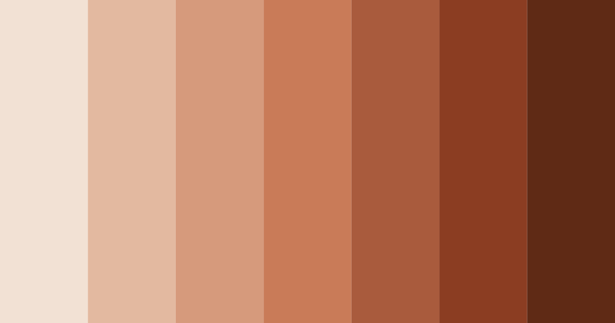 Download earthy tones color palette PNG image (landscape)