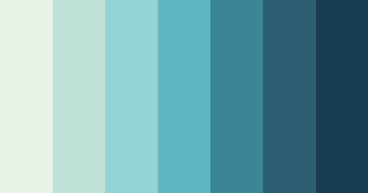 Download teal season color palette PNG image (landscape)
