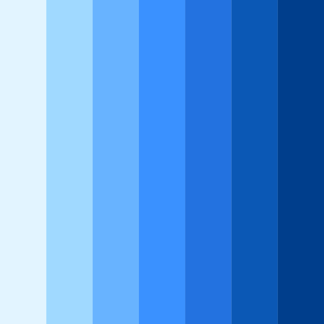 Download celestial cascade color palette PNG image (square)