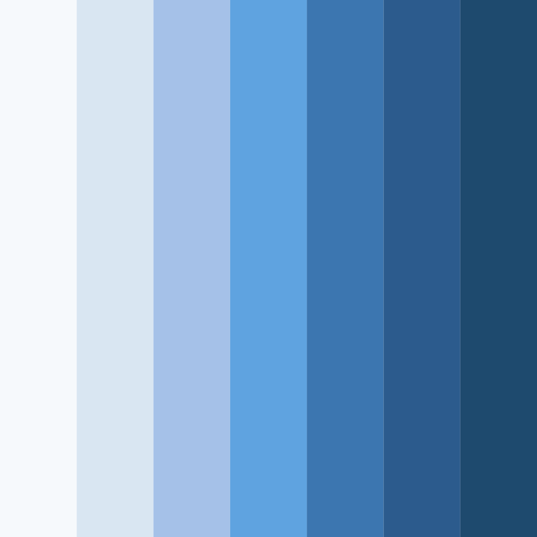 Download blue brilliant color palette PNG image (square)